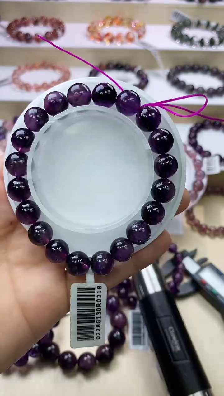 【闪购商品】水晶手链未镶嵌紫超七单圈10m+