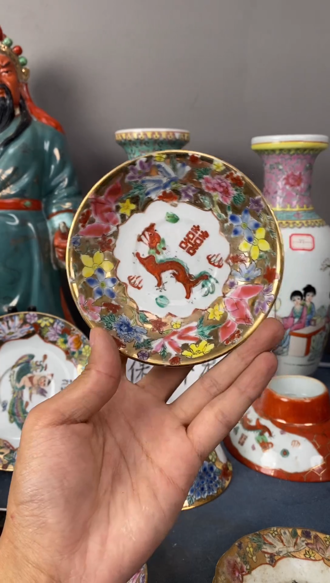 摆件陶567老厂瓷微瑕慎拍（已开价）