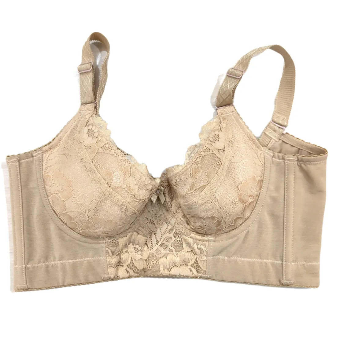 白玫瑰短文胸文聚拢收副乳聚拢调整文胸提拉