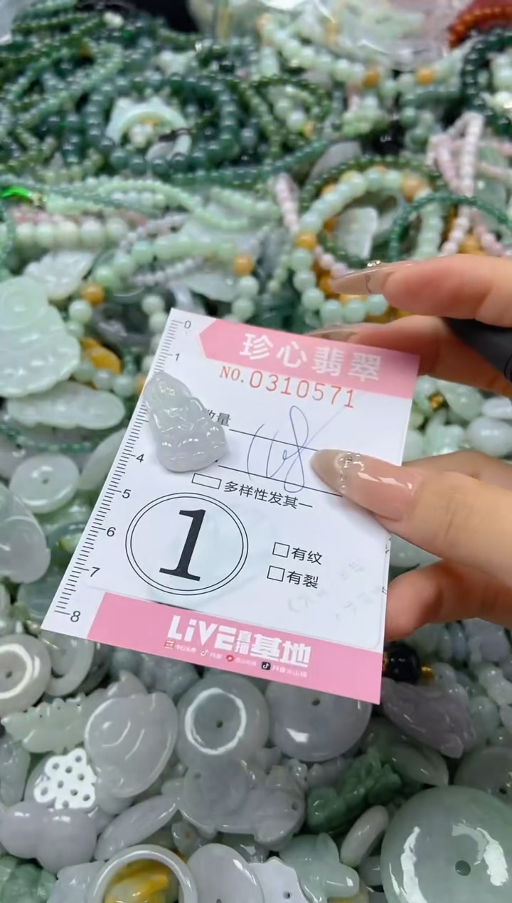 翡翠未镶嵌颈饰闪购0310571