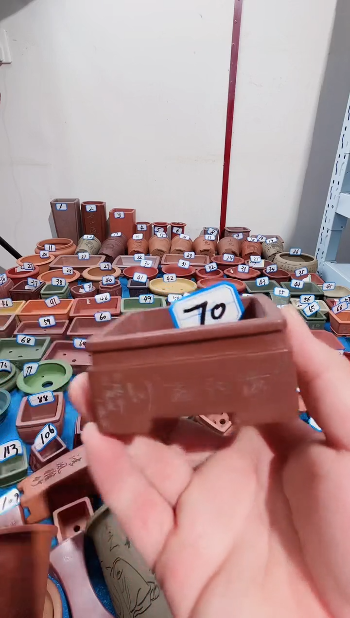 【闪购商品】紫砂紫砂花盆6.5*3