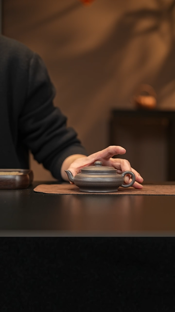 【闪购商品】紫砂茶壶允禾斋wzht 天青 景州虚扁150cc