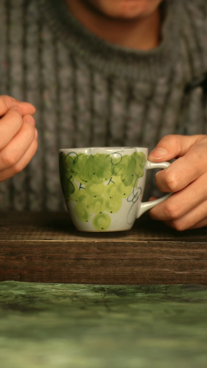 瓷器青诗集手工手绘瓷器