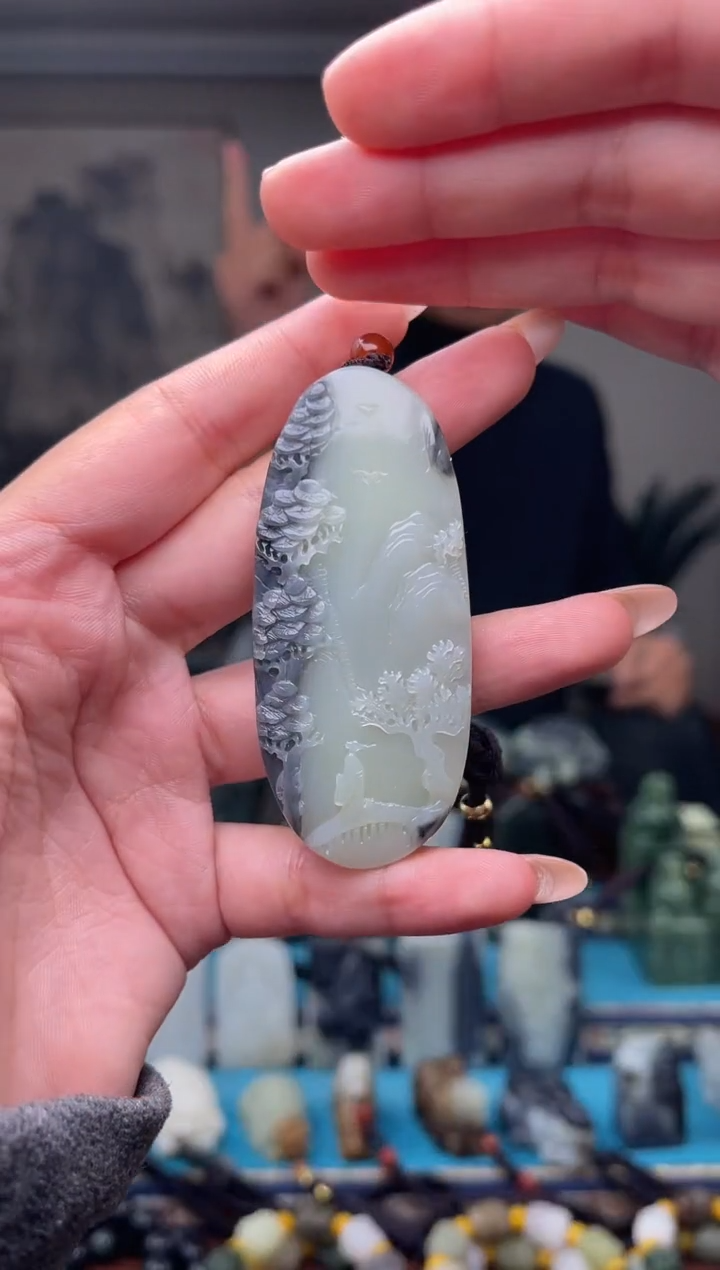 未镶嵌和田玉挂件1