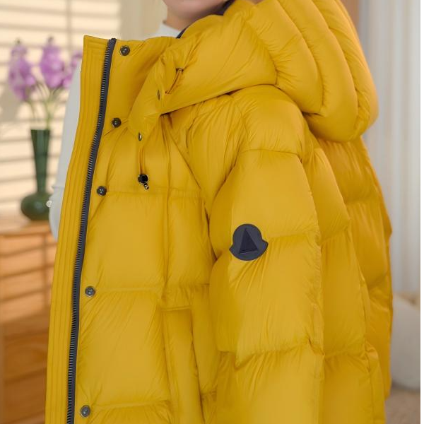 CY【甄选白鸭绒】2025秋冬云朵泡芙姜黄显白极寒系列高奢羽绒服
