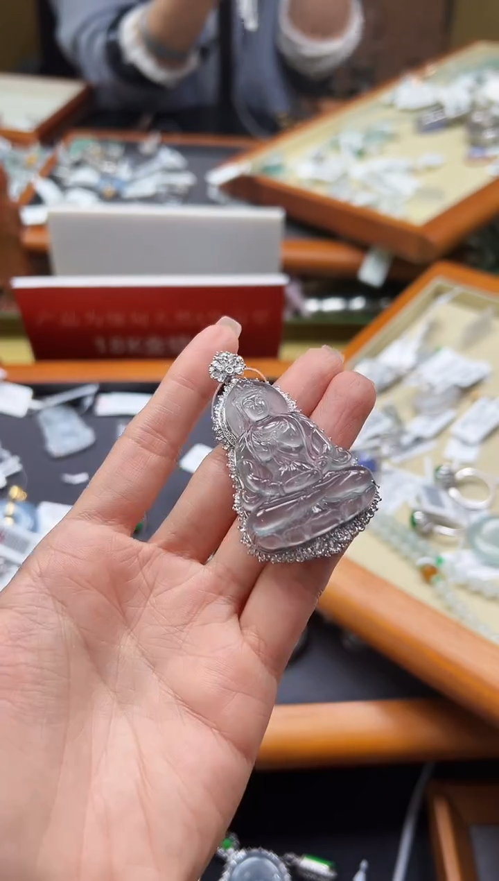 【闪购商品】翡翠颈饰18K金镶嵌DFZ0225-79