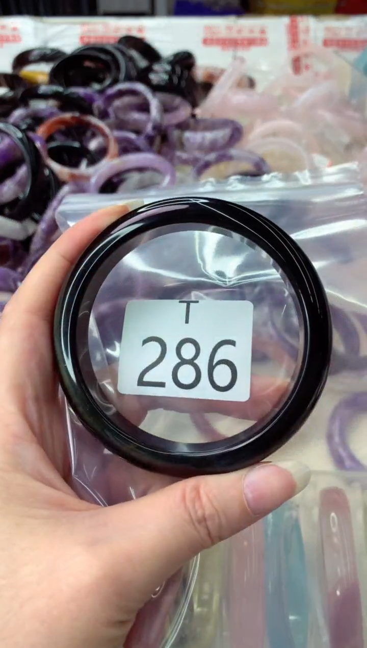 未镶嵌手镯水晶T286-62