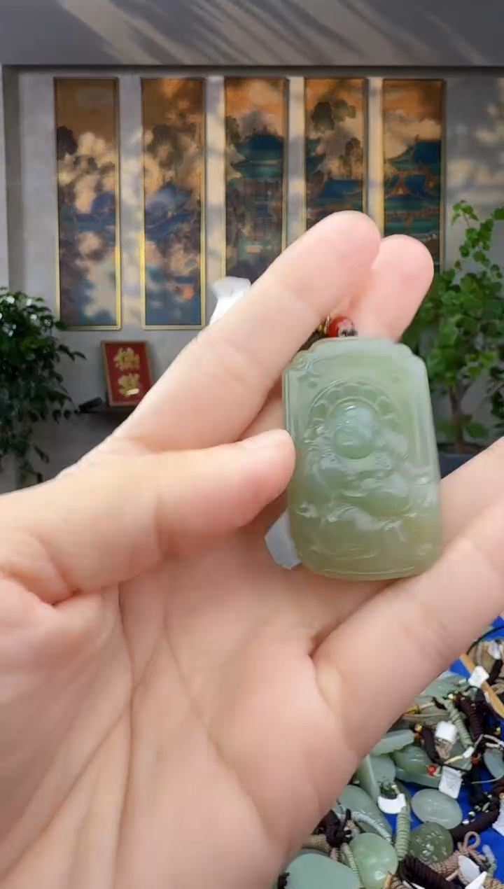 未镶嵌和田玉挂件拍一发一