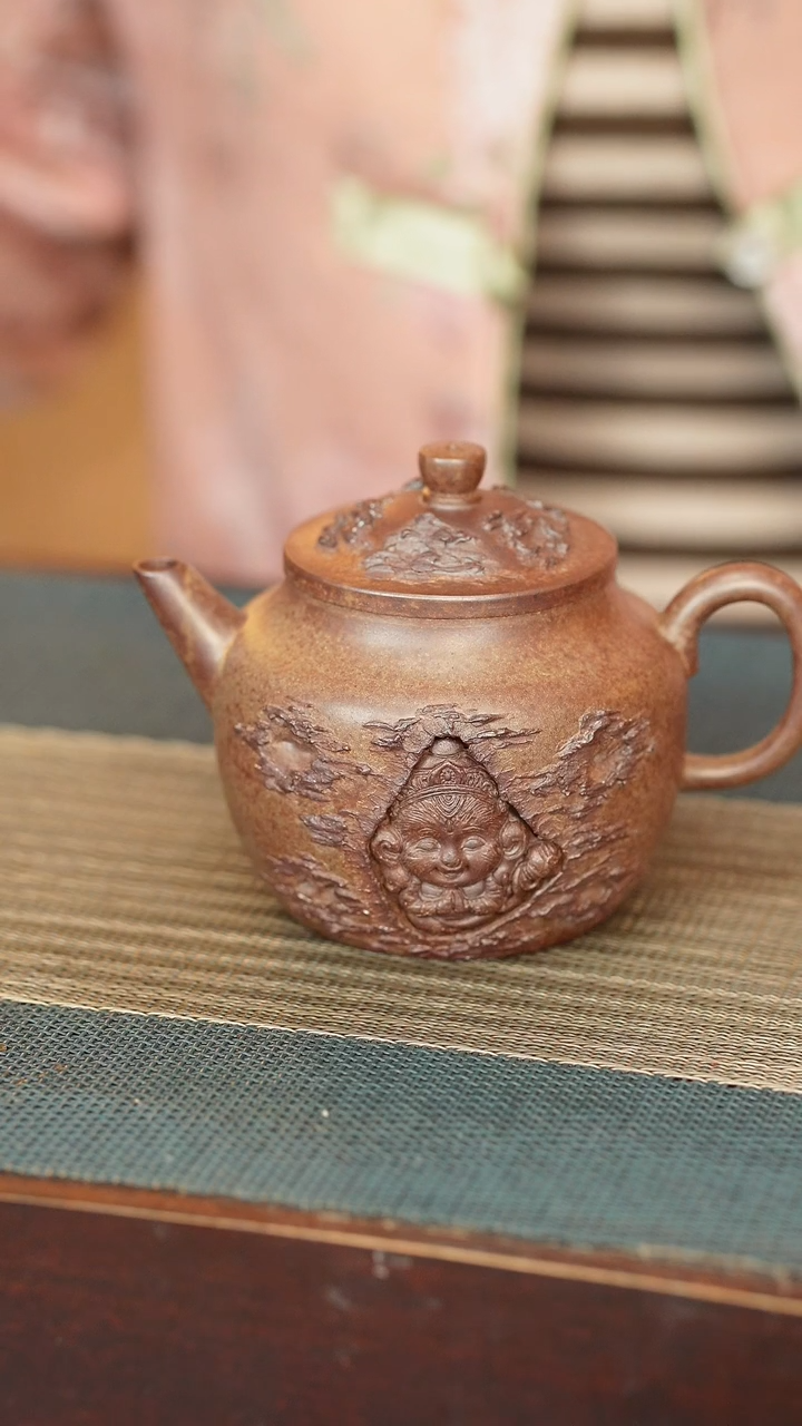 【闪购商品】喀左紫砂一线堂口，原矿手工制作200cc