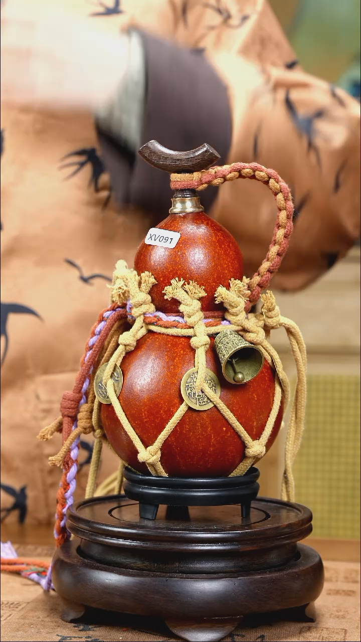 XV091网兜款大漆酒葫芦（现货现发）