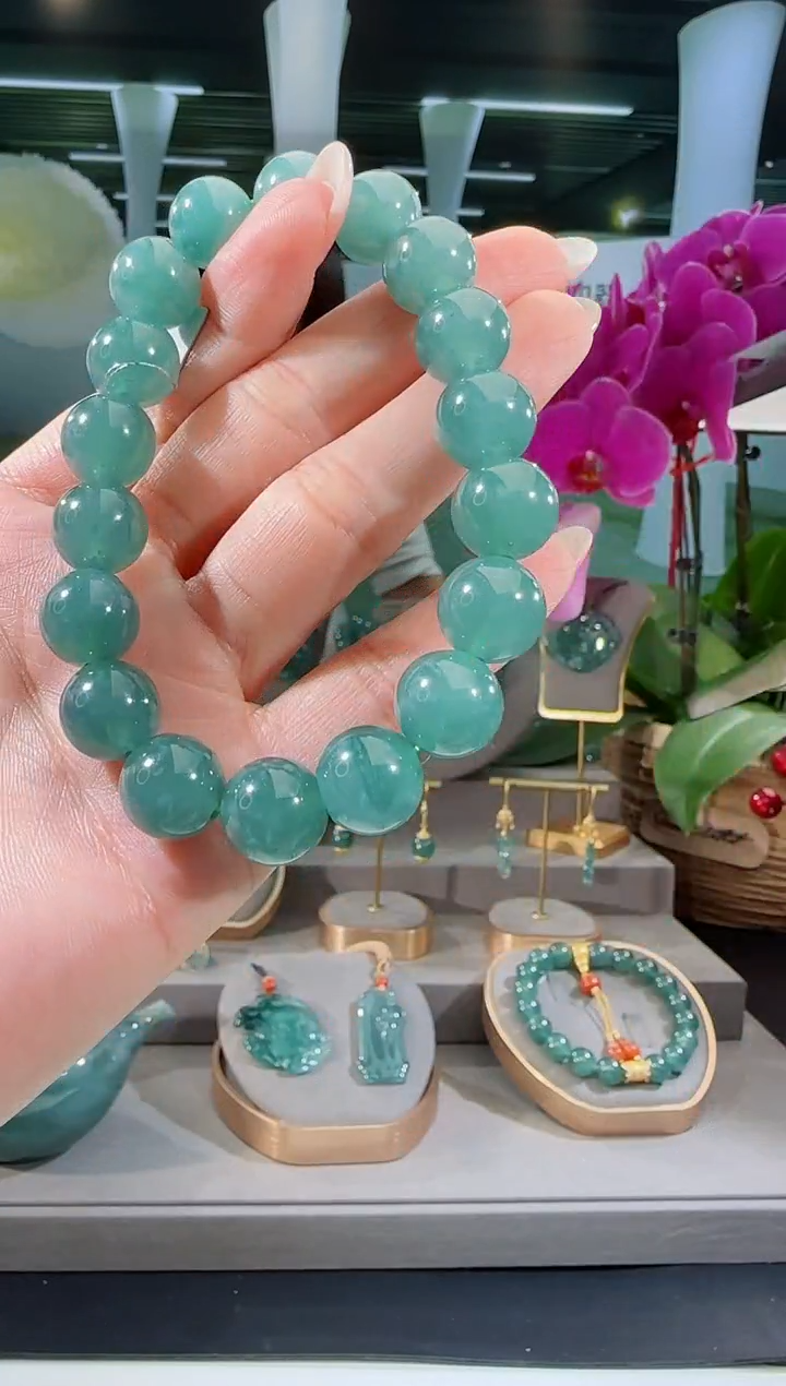 【闪购商品】翡翠手串未镶嵌手串多样性发一