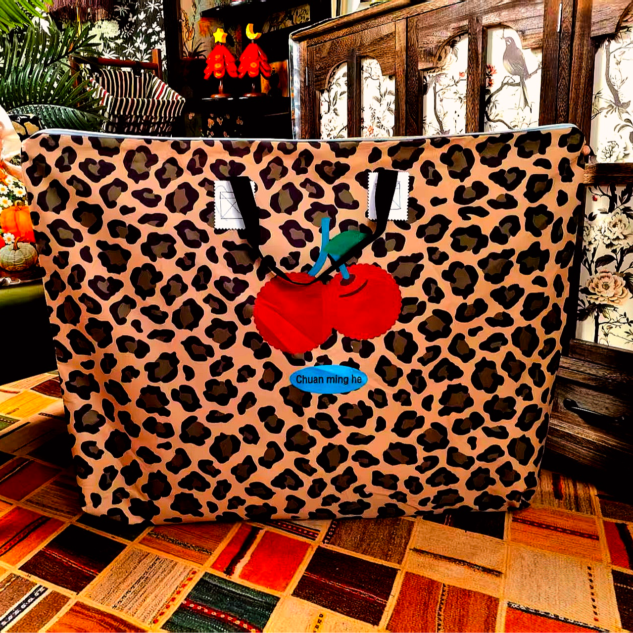 豹纹防尘收纳袋 CMH新款收纳整理被子收纳袋70*90cm