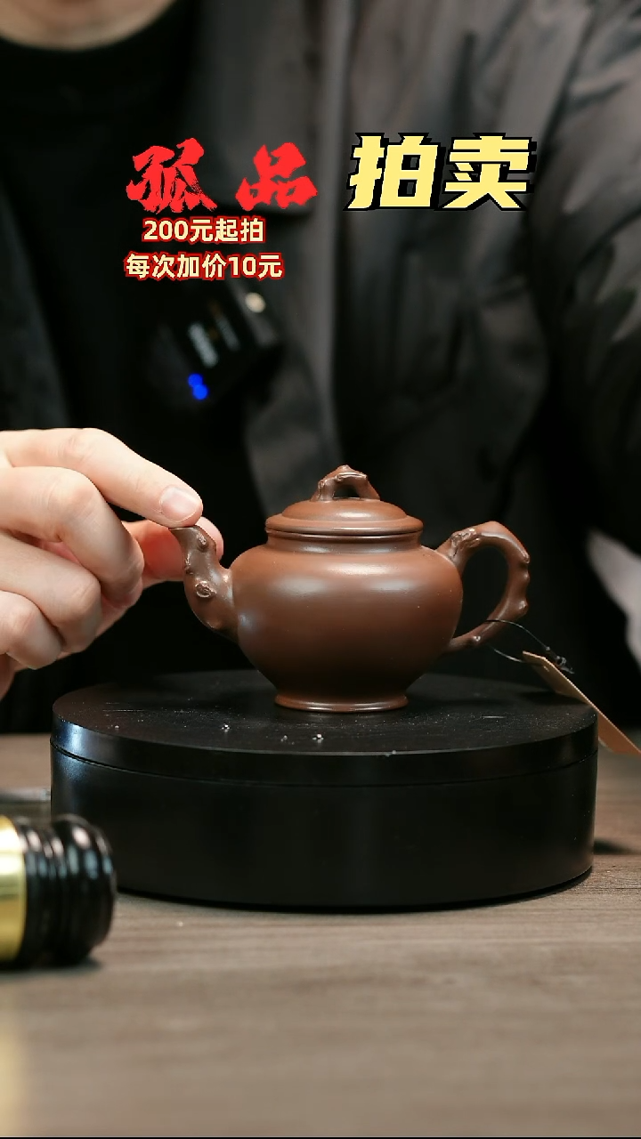 茶壶紫砂天***安H2478赵信军底槽青光素报春