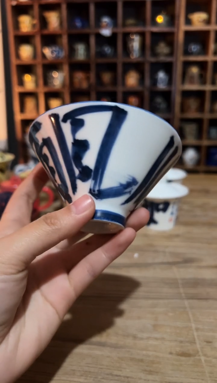 【闪购商品】观云听雨原创手绘茶具