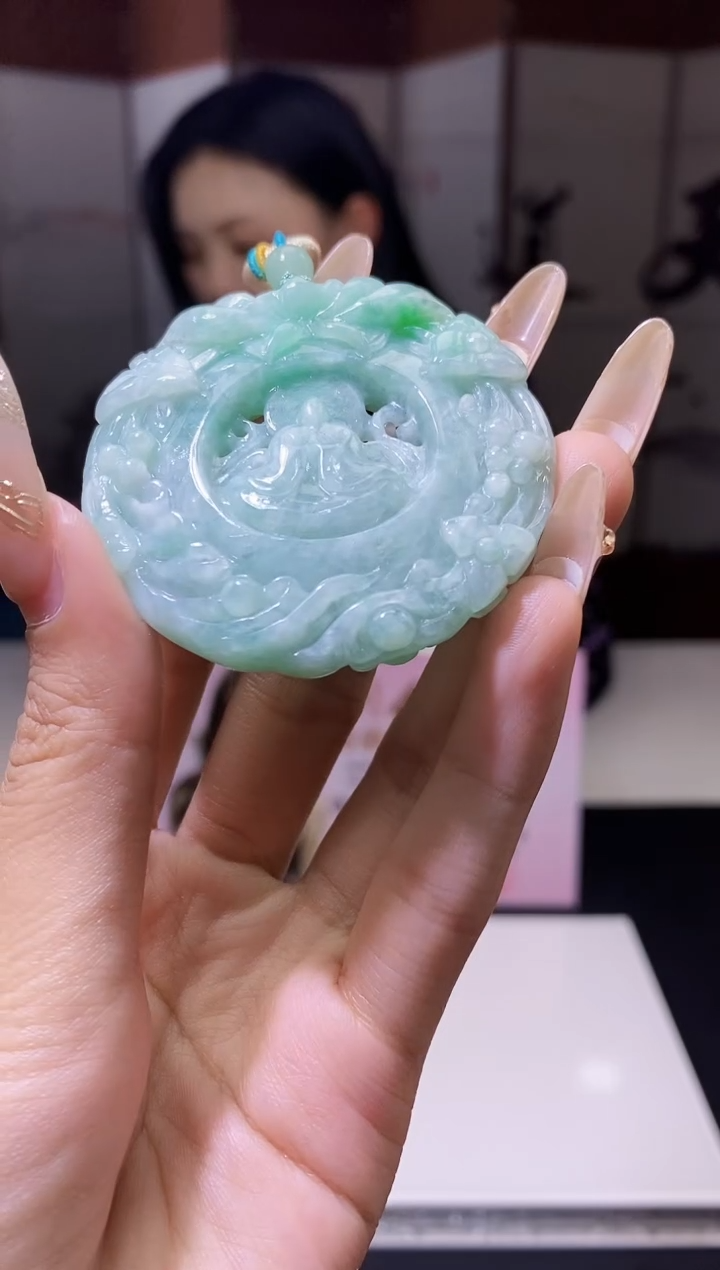 【闪购商品】翡翠颈饰未镶嵌Q-@@SHZC011721