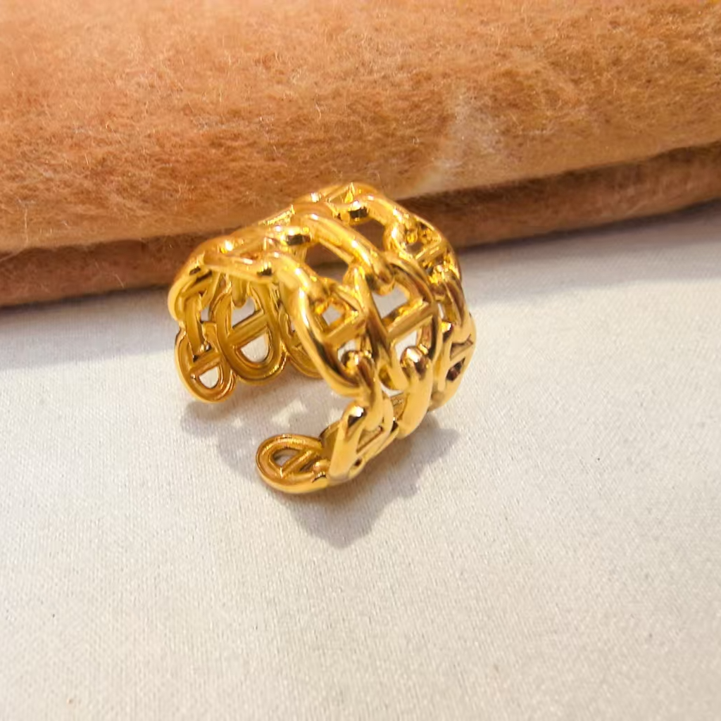 钛钢戒指 阮大大高奢戒指指环轻奢定制款式1236高奢百搭