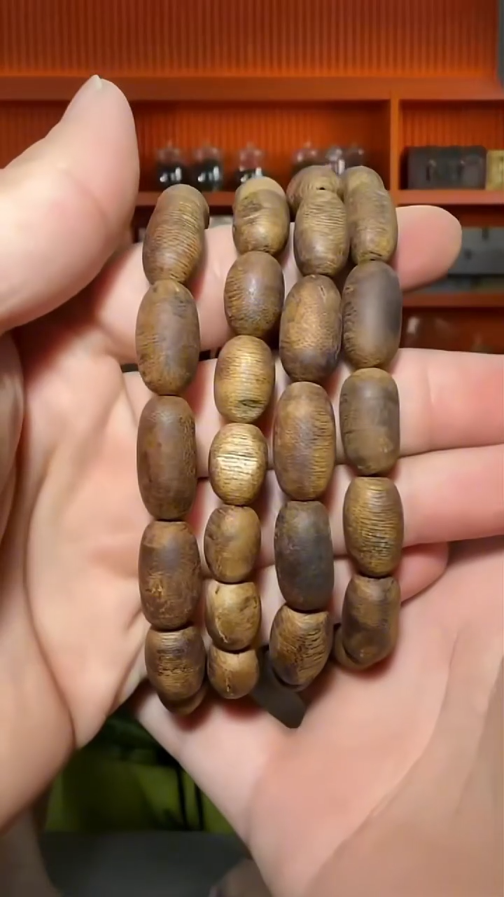 沉香手串107号单圈多样性发一