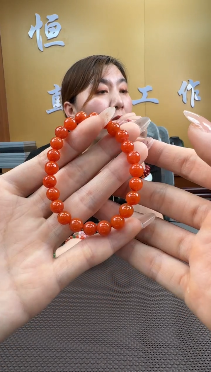 【闪购商品】玛瑙/玉髓手串未镶嵌7-8mm 