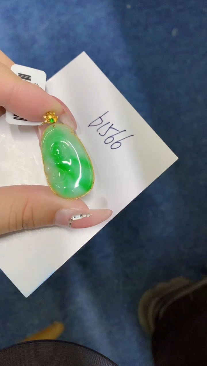 【闪购商品】翡翠颈饰18K金镶嵌00000000000