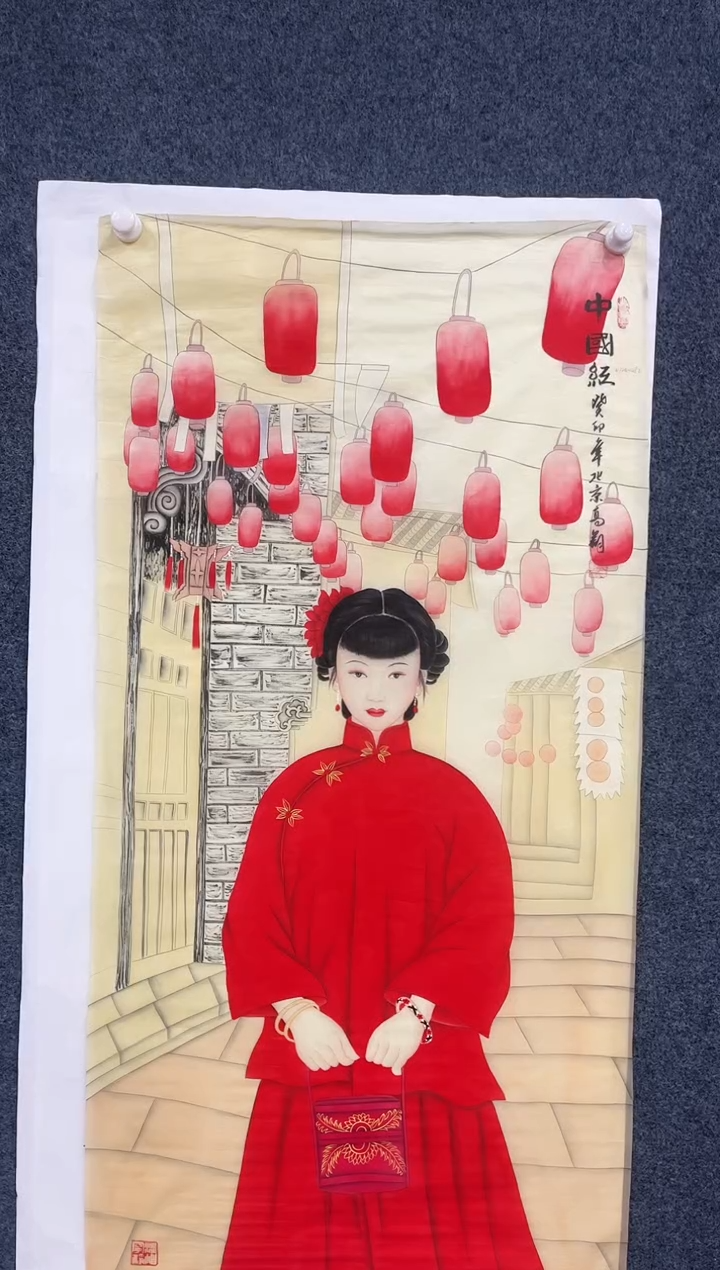 【闪购商品】国画 2.1艺术冯高翔-卢浮宫原作-53