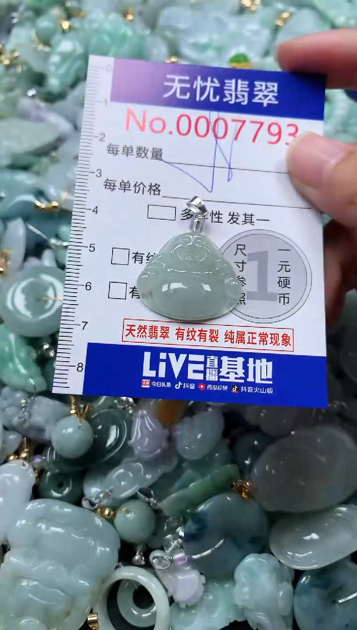 颈饰未镶嵌翡翠7793