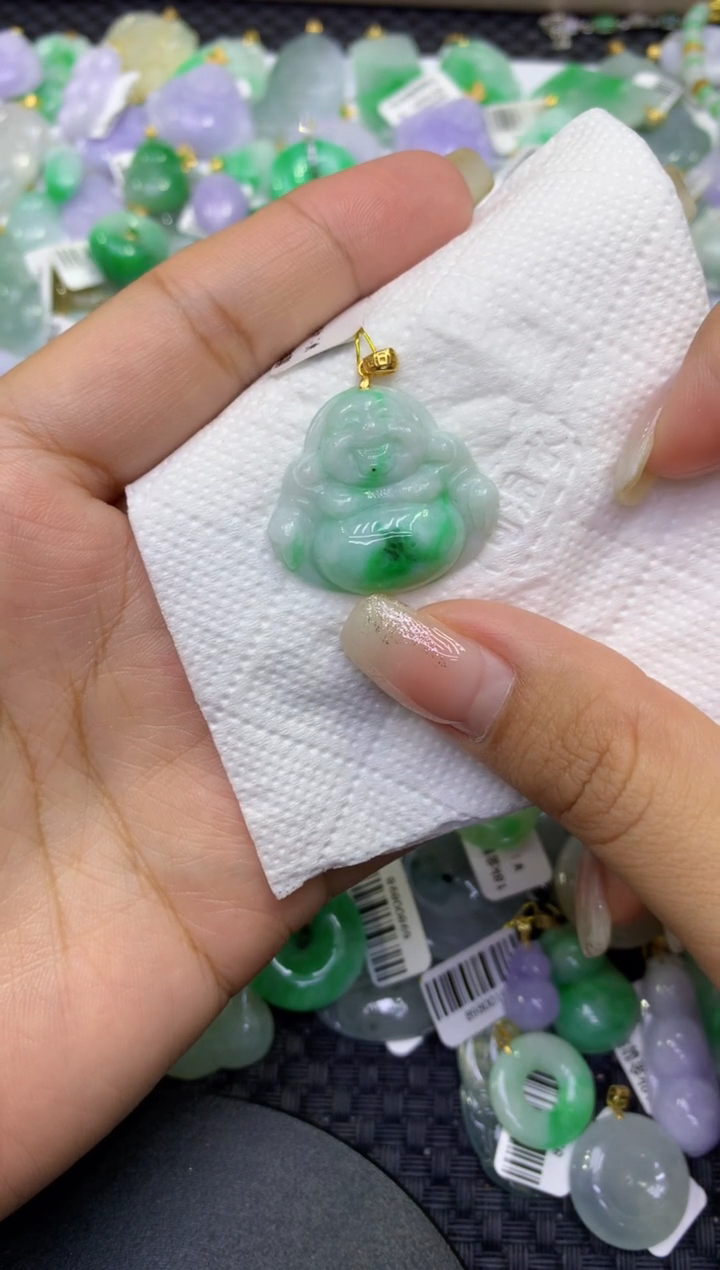 颈饰未镶嵌翡翠天然缅甸A货翡翠