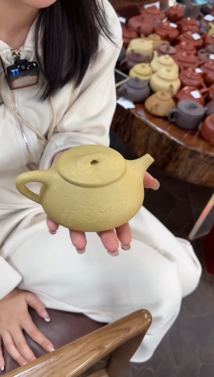 【闪购商品】紫砂茶壶【头哥手工壶】景舟石瓢本绿梅花