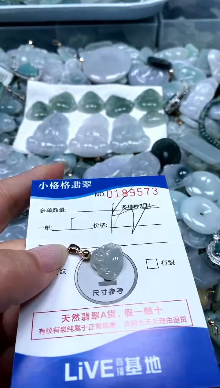 【闪购商品】翡翠颈饰未镶嵌闪购商品0189573