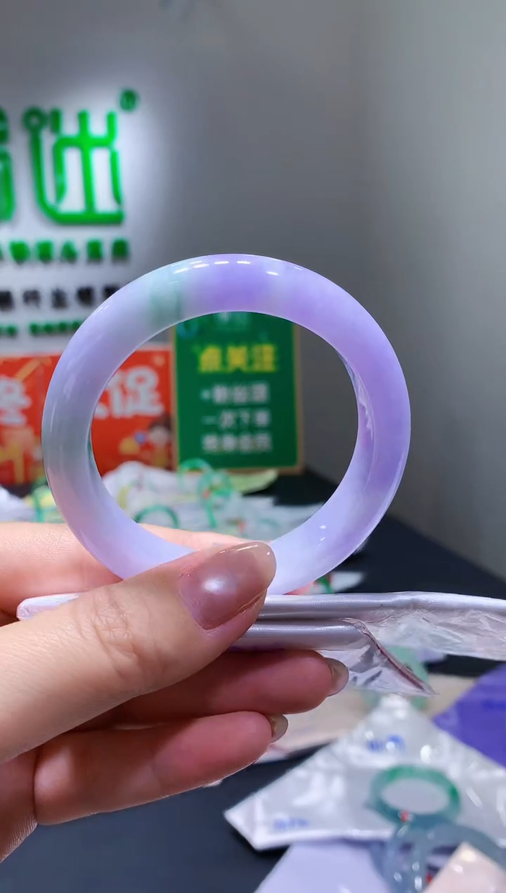 未镶嵌手镯翡翠K49天然A货缅甸翡翠55.6