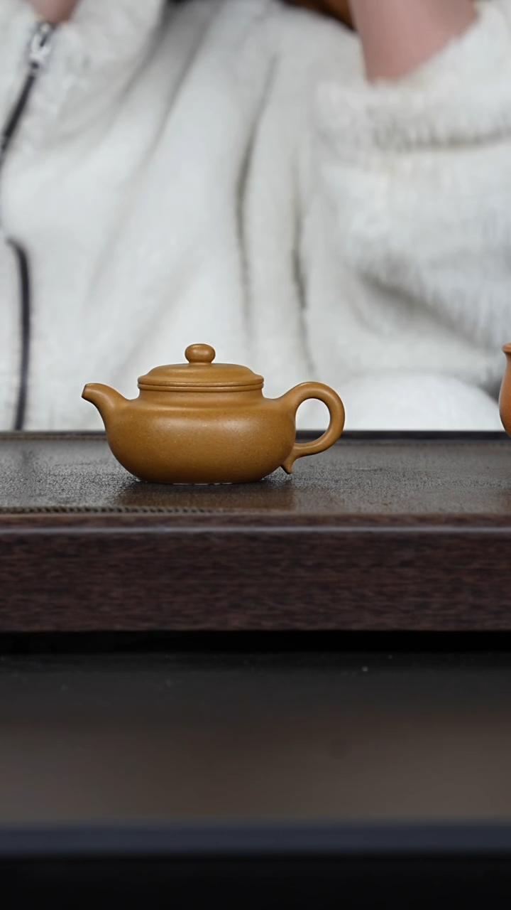 【闪购商品】紫砂茶壶孤品黄段仿古