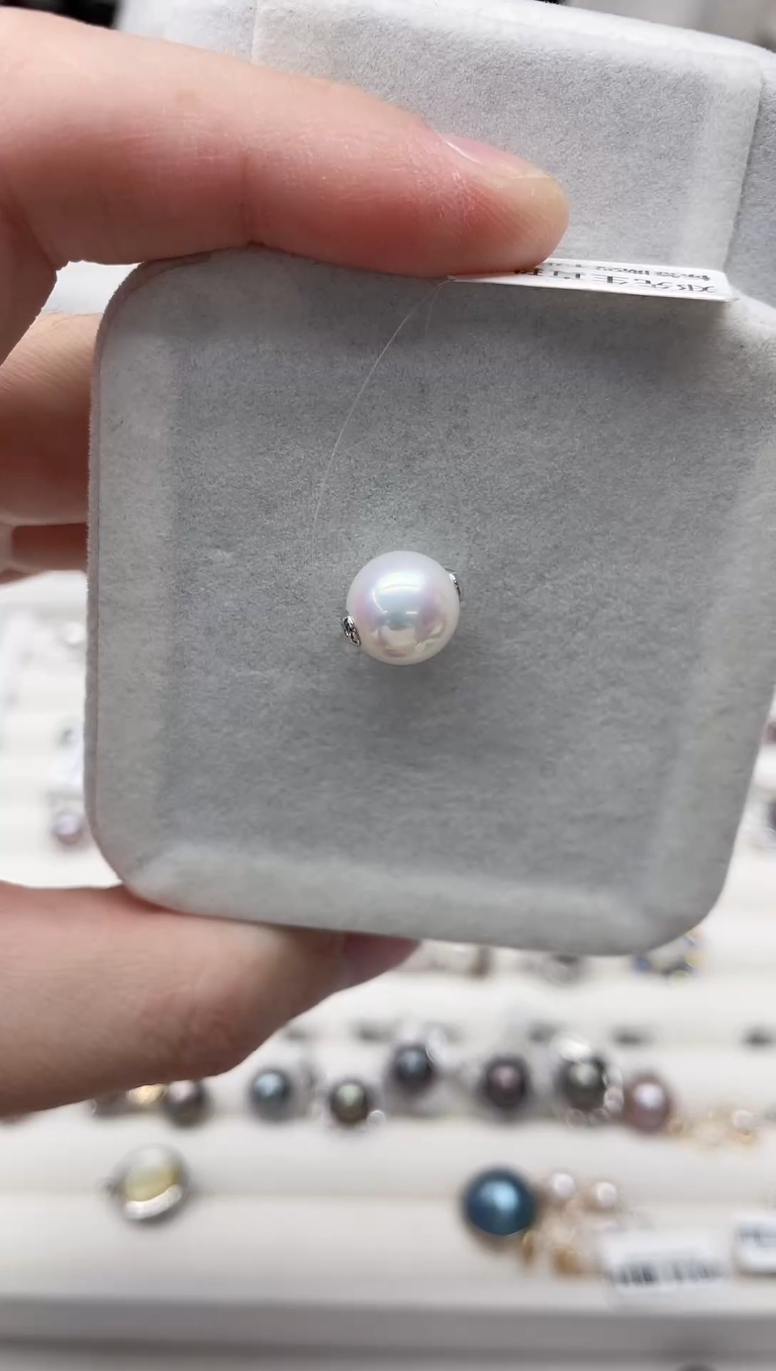 【闪购商品】淡水珍珠吊坠(不含链)银S925镶嵌吊坠