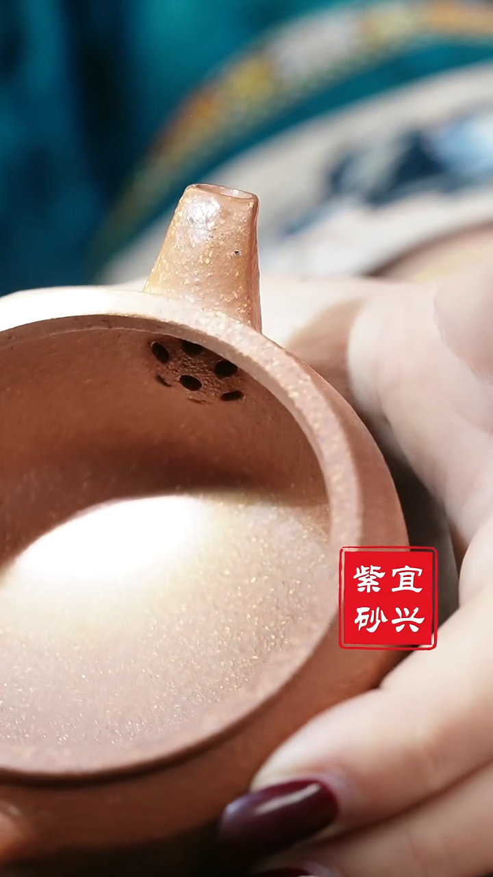 【闪购商品】紫砂茶壶89 粗砂汉瓦 红降坡 手工紫砂壶