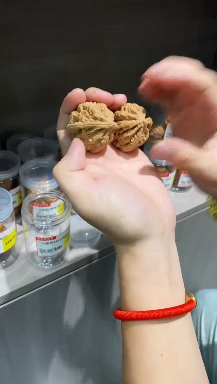 文玩核桃把件微修打底大粗筋39-40