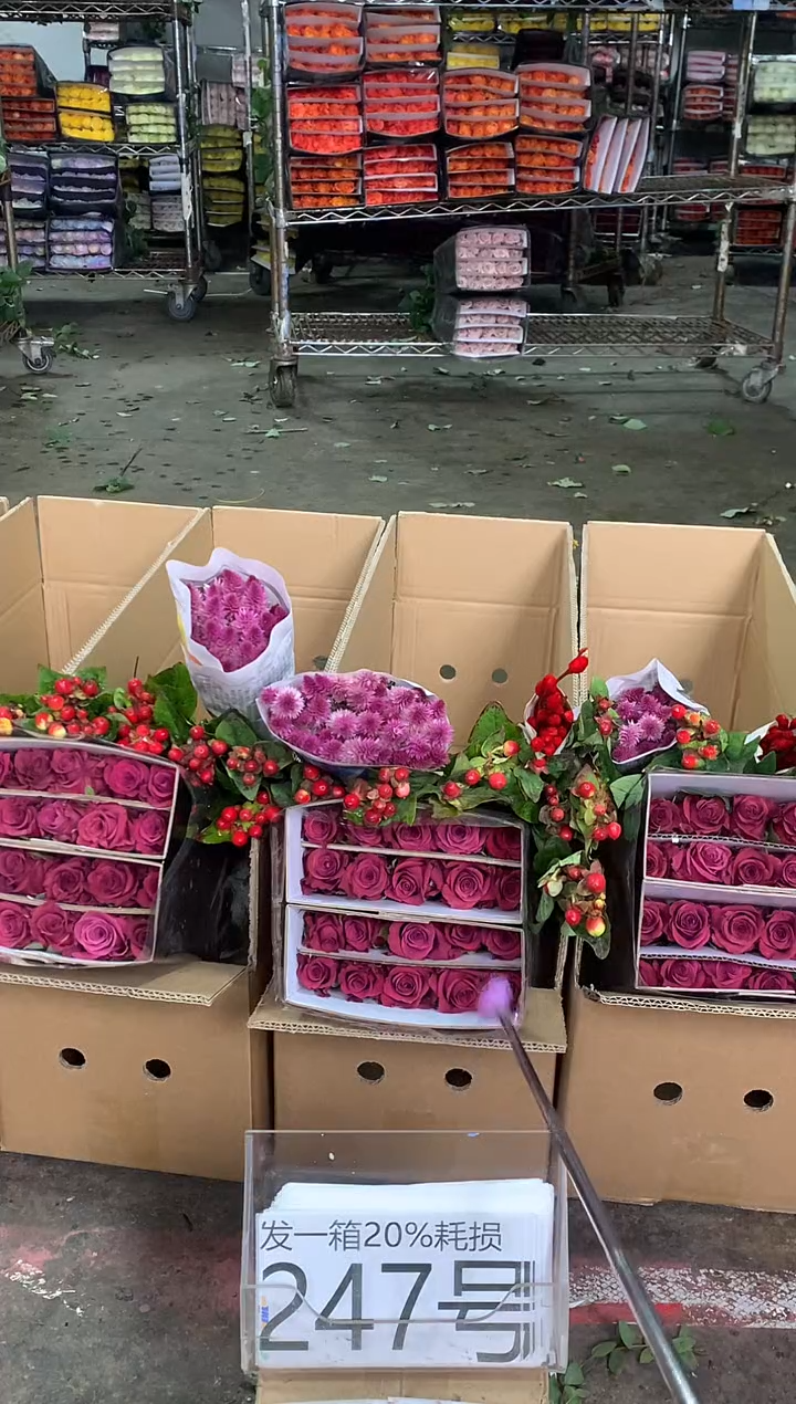 247号♥中通含20%耗损发一箱鲜花