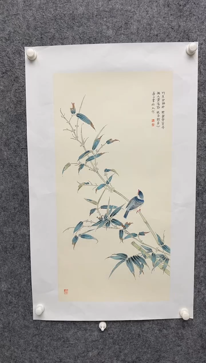 国画高喜占-3平尺-国画