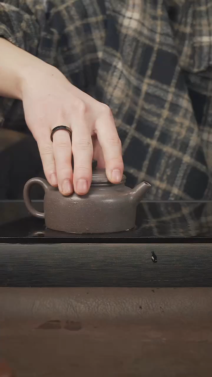 茶壶紫砂德钟，天青泥，150cc