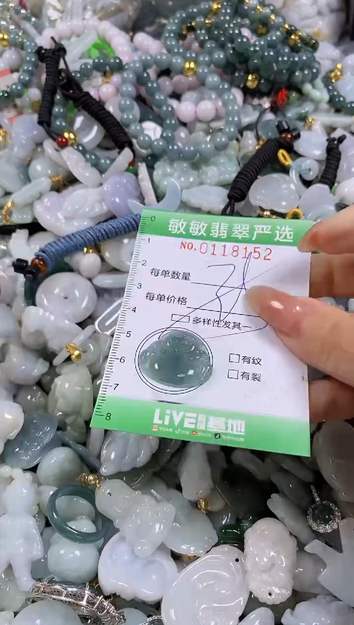 【闪购商品】翡翠颈饰未镶嵌闪购0118152多样性发其一