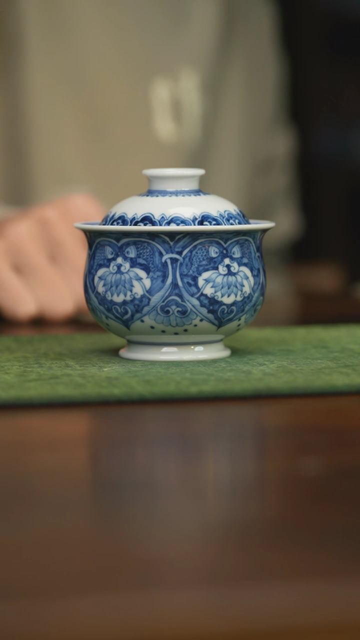 【闪购商品】杯柴窑青花破价福利