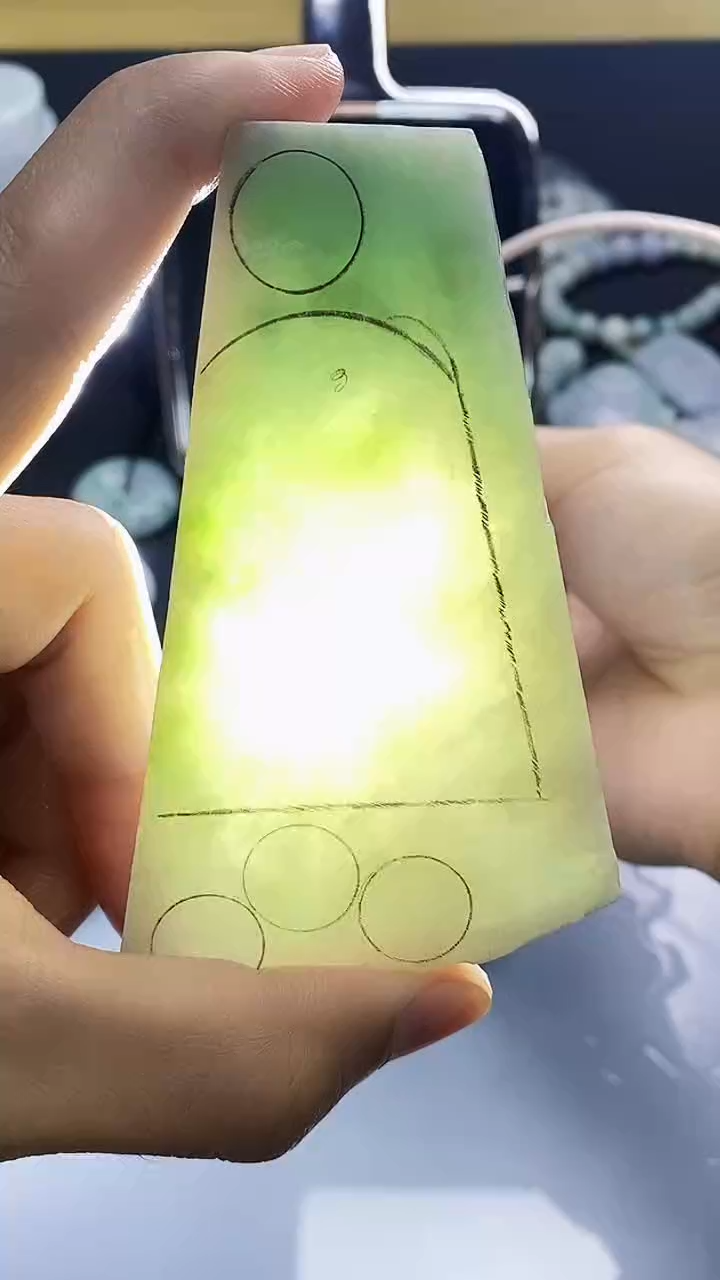 裸石翡翠缅甸天然A货1056