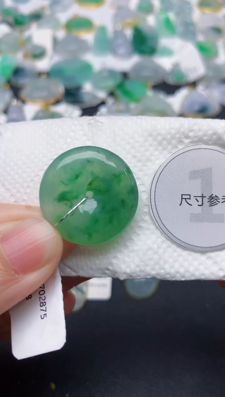 颈饰未镶嵌翡翠天然缅甸A货翡翠