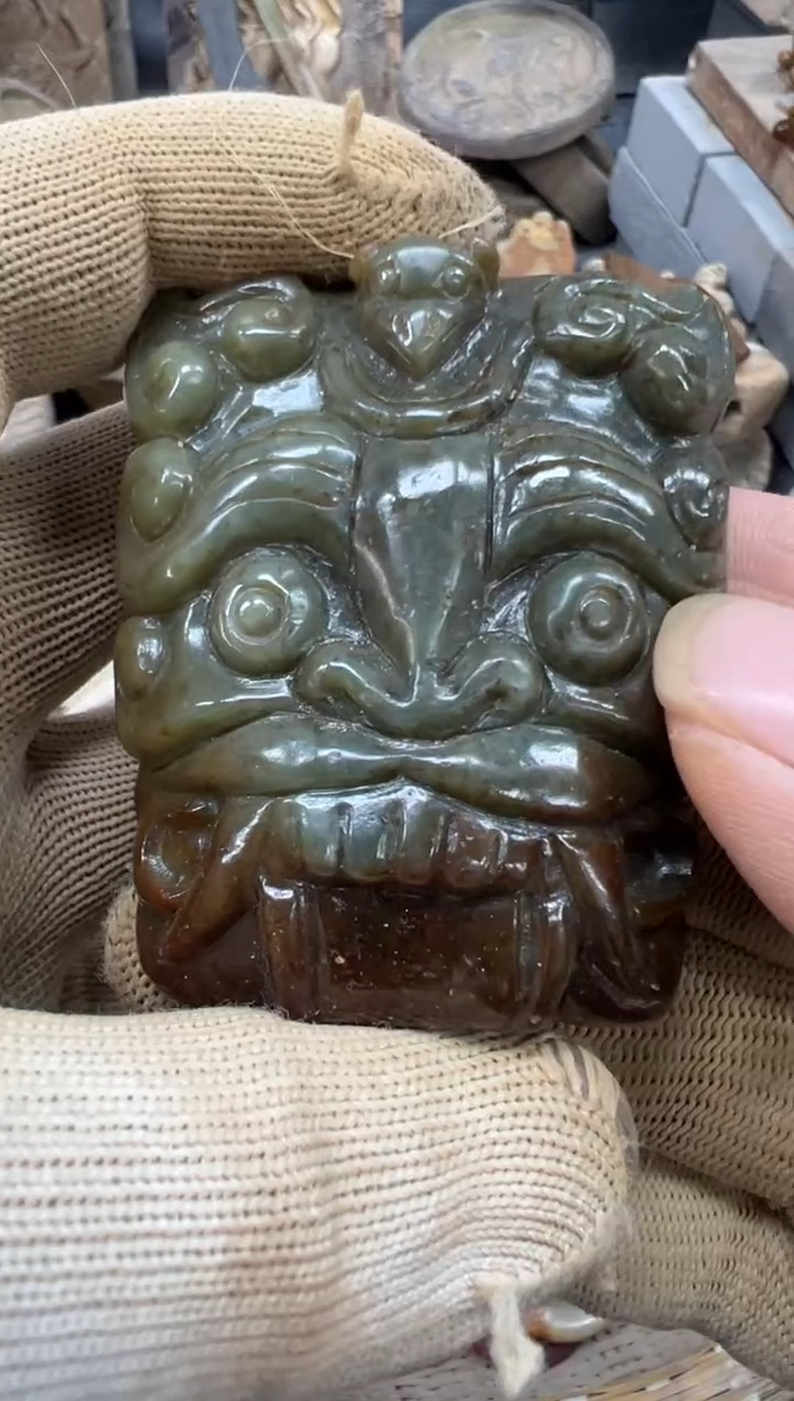 未镶嵌和田玉（糖玉）挂件111111