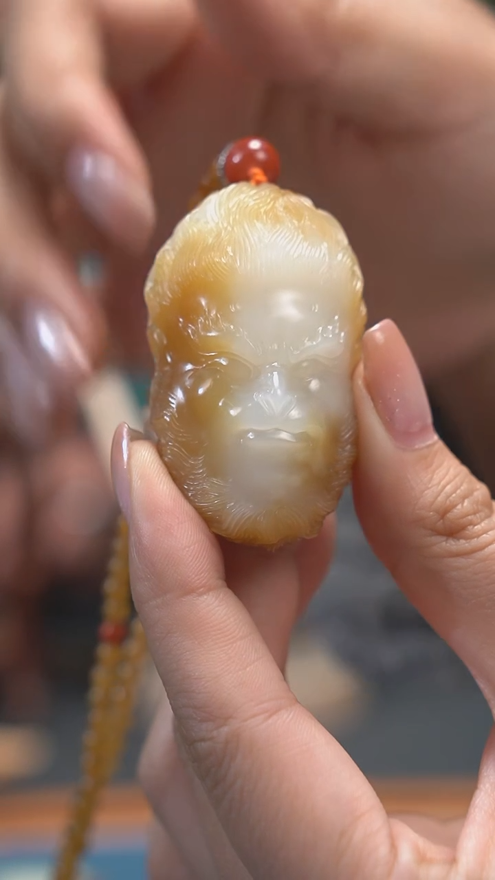 【闪购商品】和田玉吊坠(不含链)未镶嵌悟空