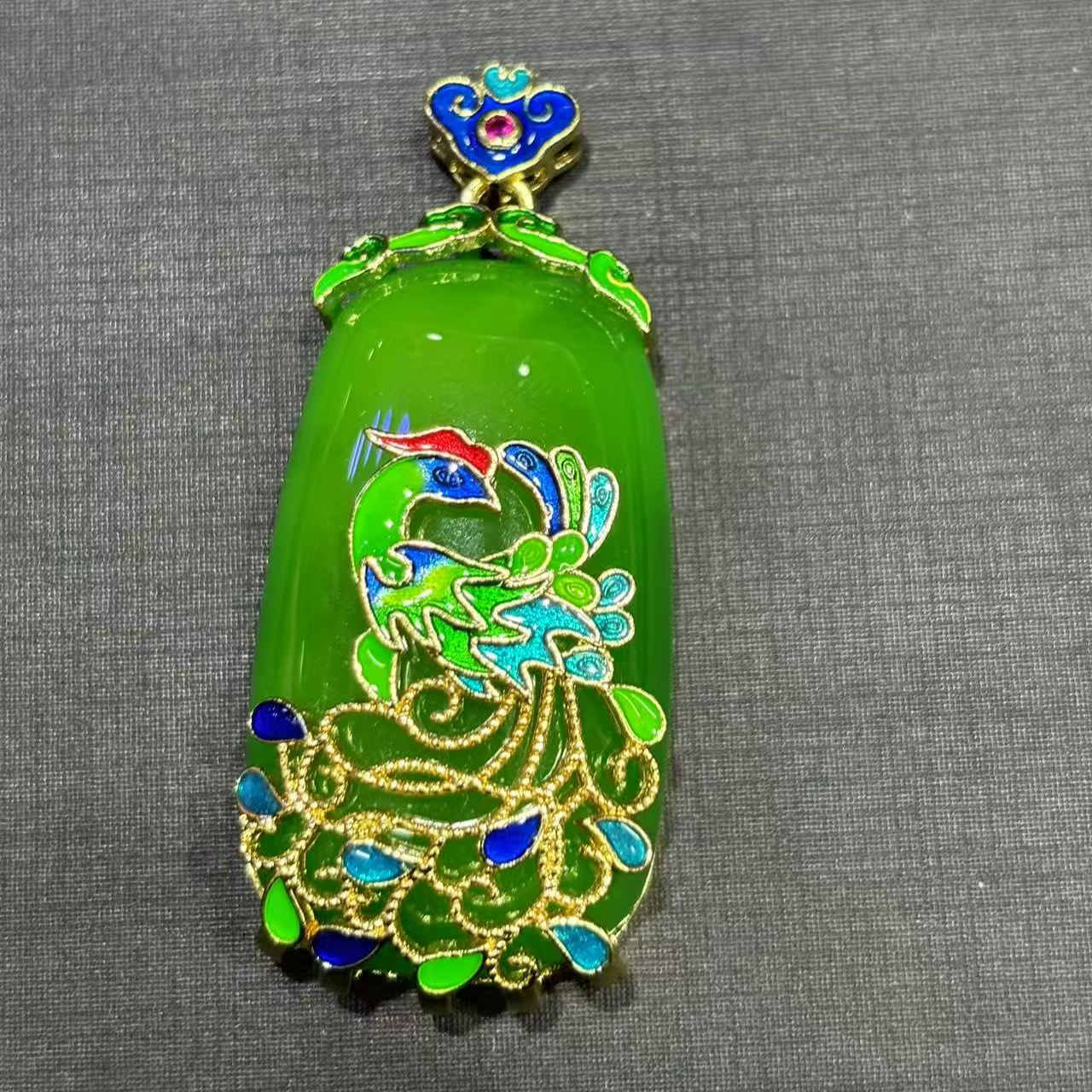 非金属珐琅项链 项链