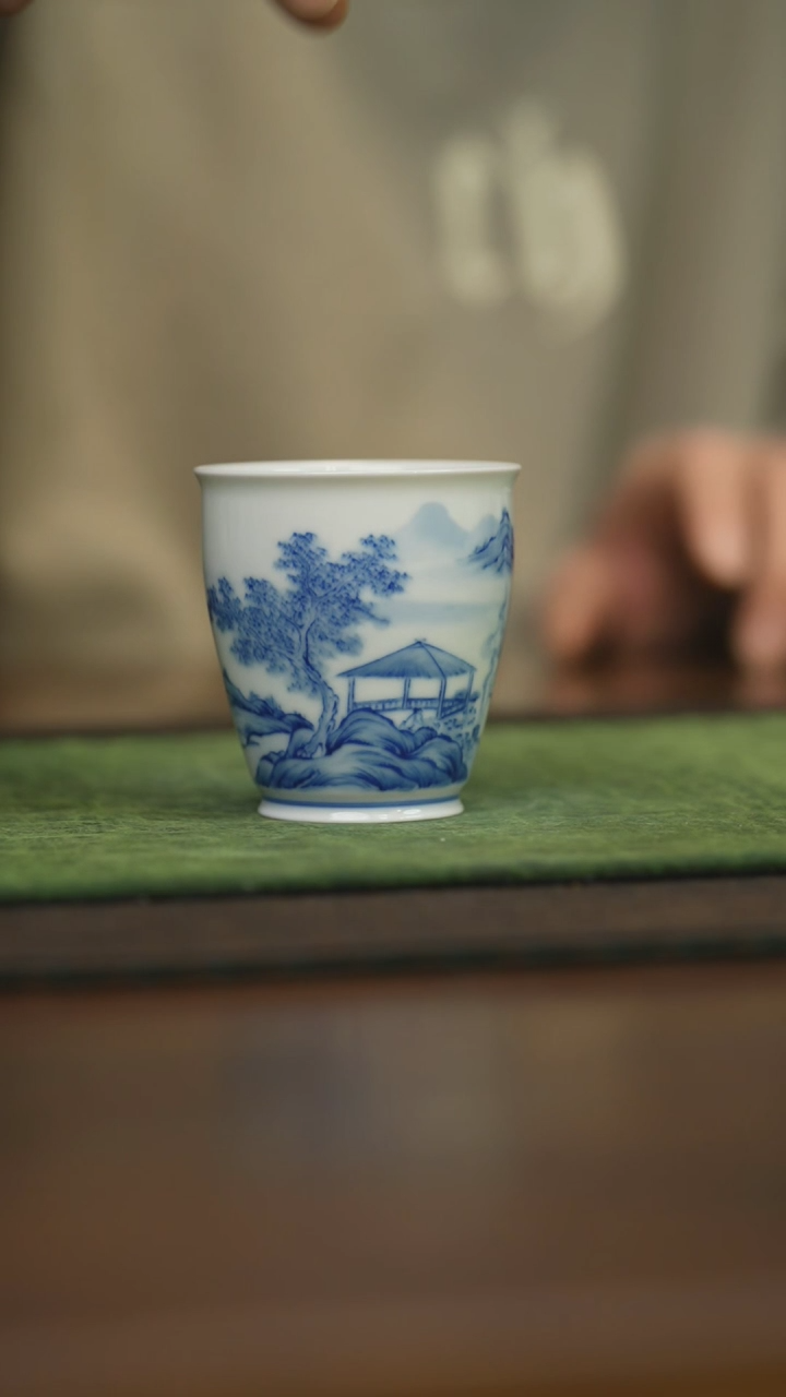 【闪购商品】杯柴窑青花破价福利