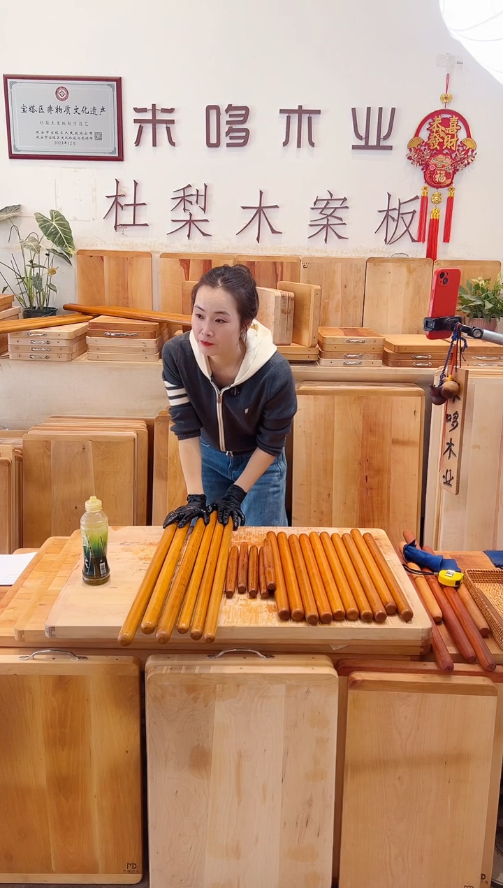 长款木80长的粗枣木擀面杖