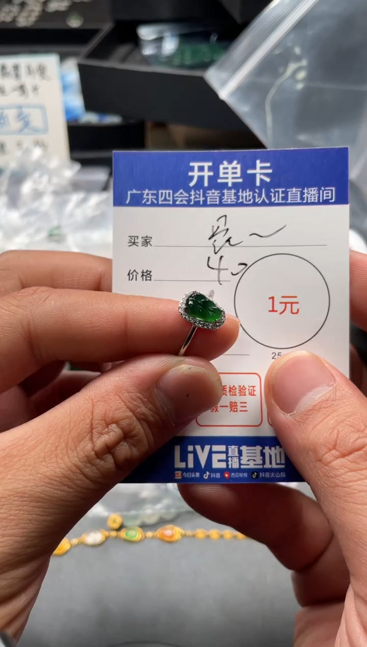 颈饰未镶嵌翡翠晨*挂件