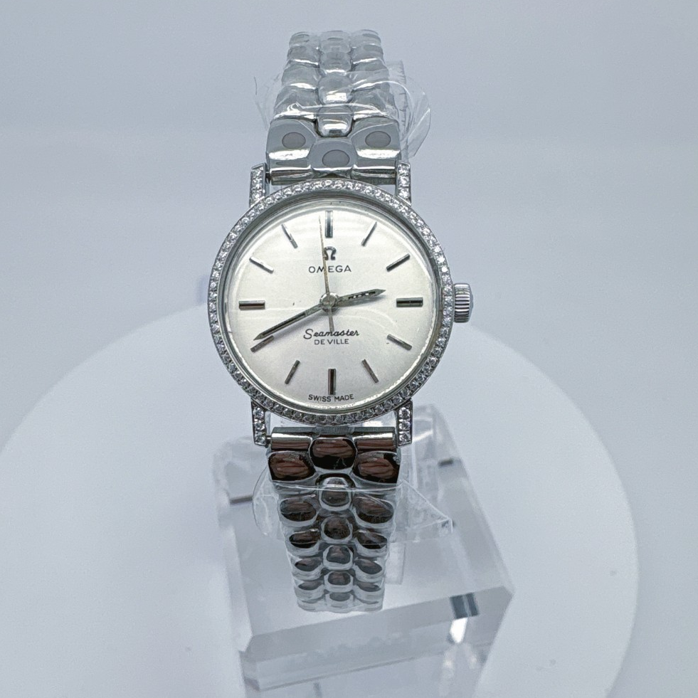 95新 Omega/欧米茄  手动机械 后钻22mm/公价38999/wh9078