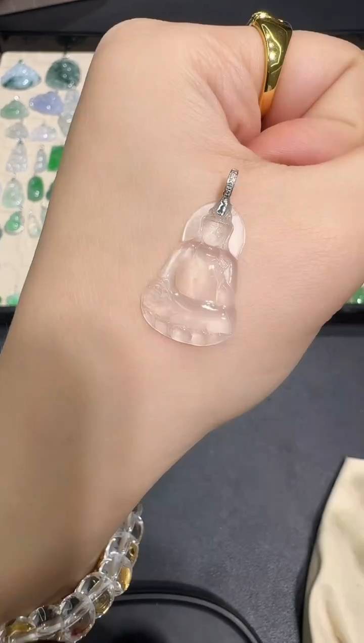 颈饰18K金镶嵌翡翠X0828-1501-490
