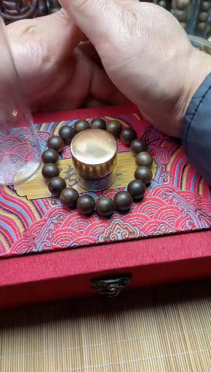 【闪购商品】沉香手串海南乌身圆叶沉水B1257990