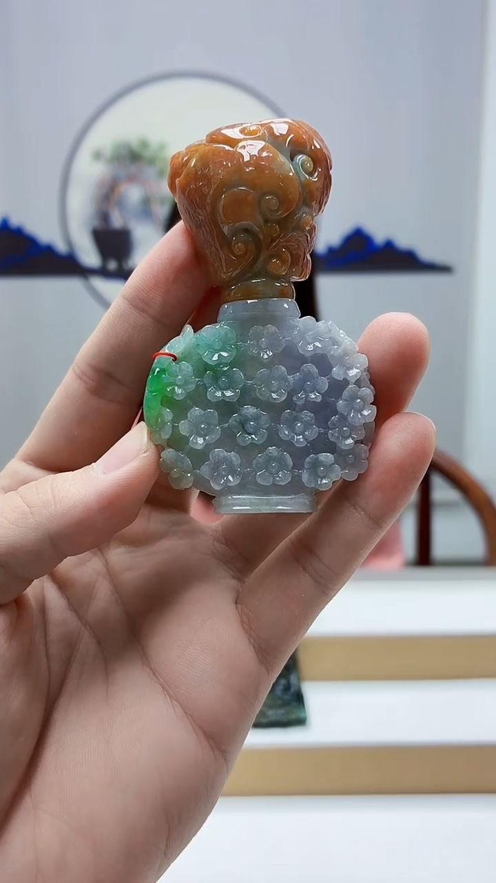 未镶嵌定制翡翠雨***…4852bb-毛货挂件